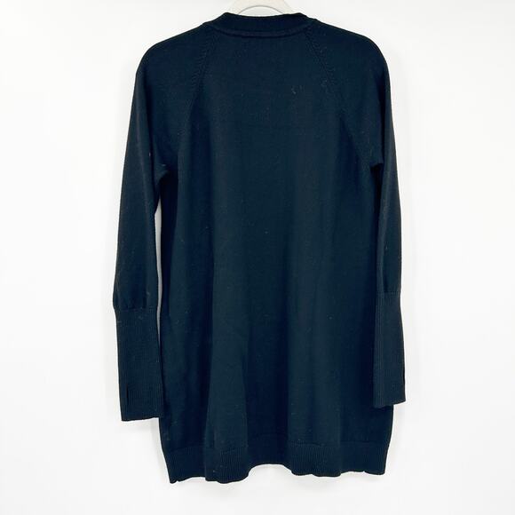 KF/KaufmanFranco Womens Quiet Luxury Minimalist Woven Wool Blend Cardigan Size S - Picture 6 of 6